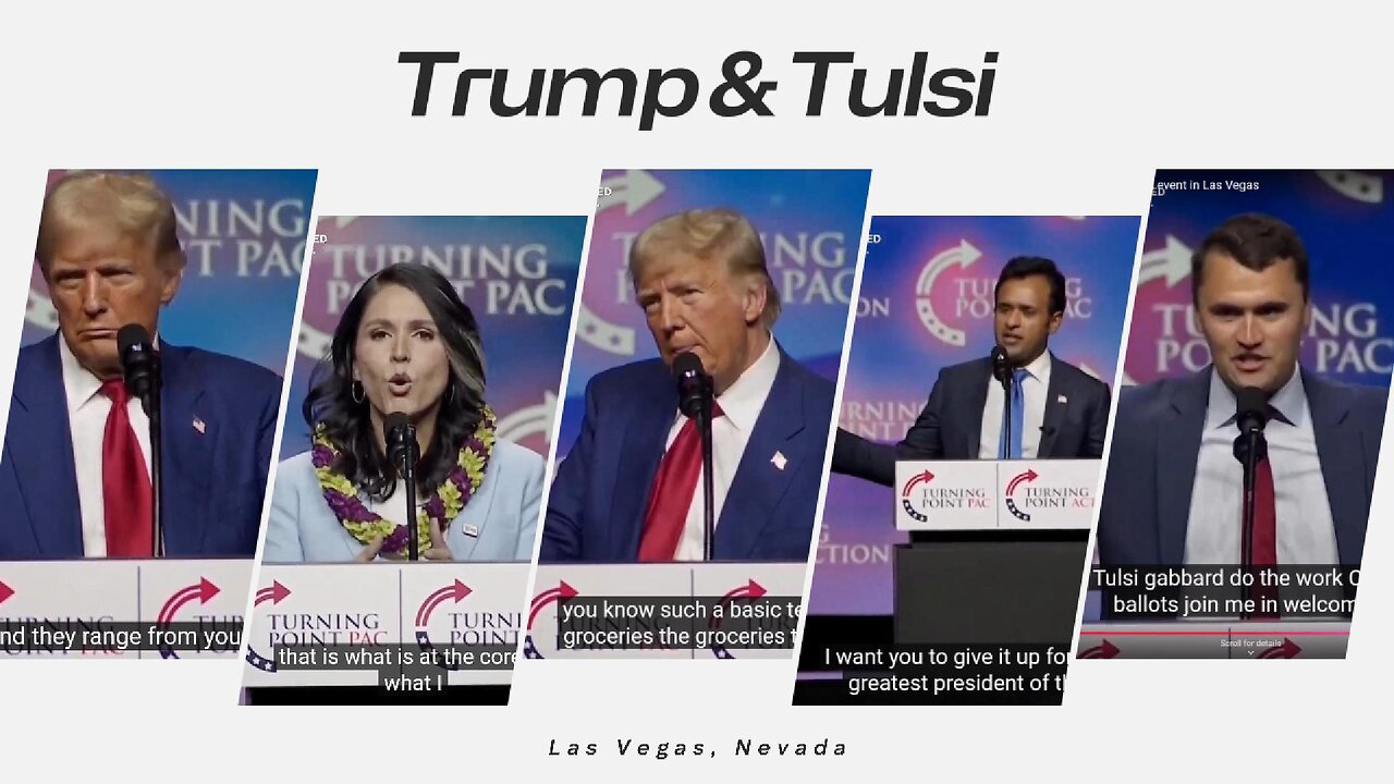 Trump & Tulsi Las Vegas - MAGA Speeches