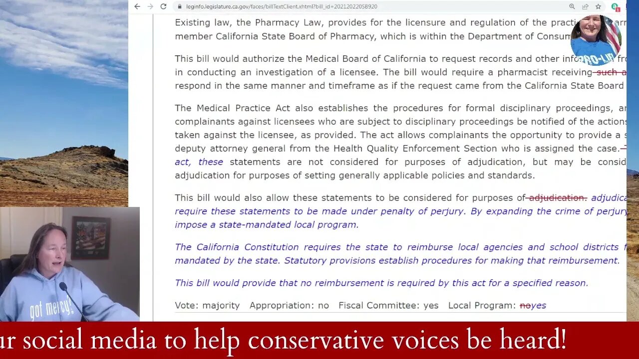 California Crazy: SB 920 Sanctioning HIPAA Violations? The People's Convoy Mandate Freedom