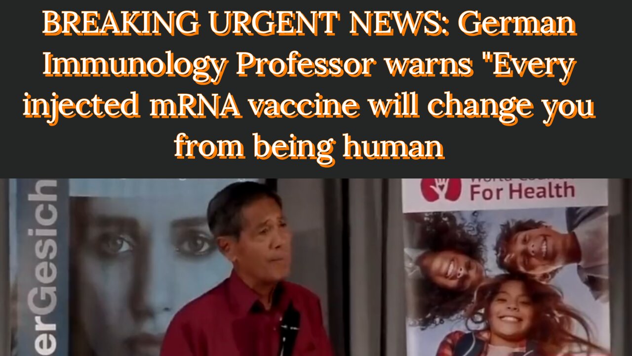 German Immunology Professor warns: "Every injected mRNA vaccine will change you from being human