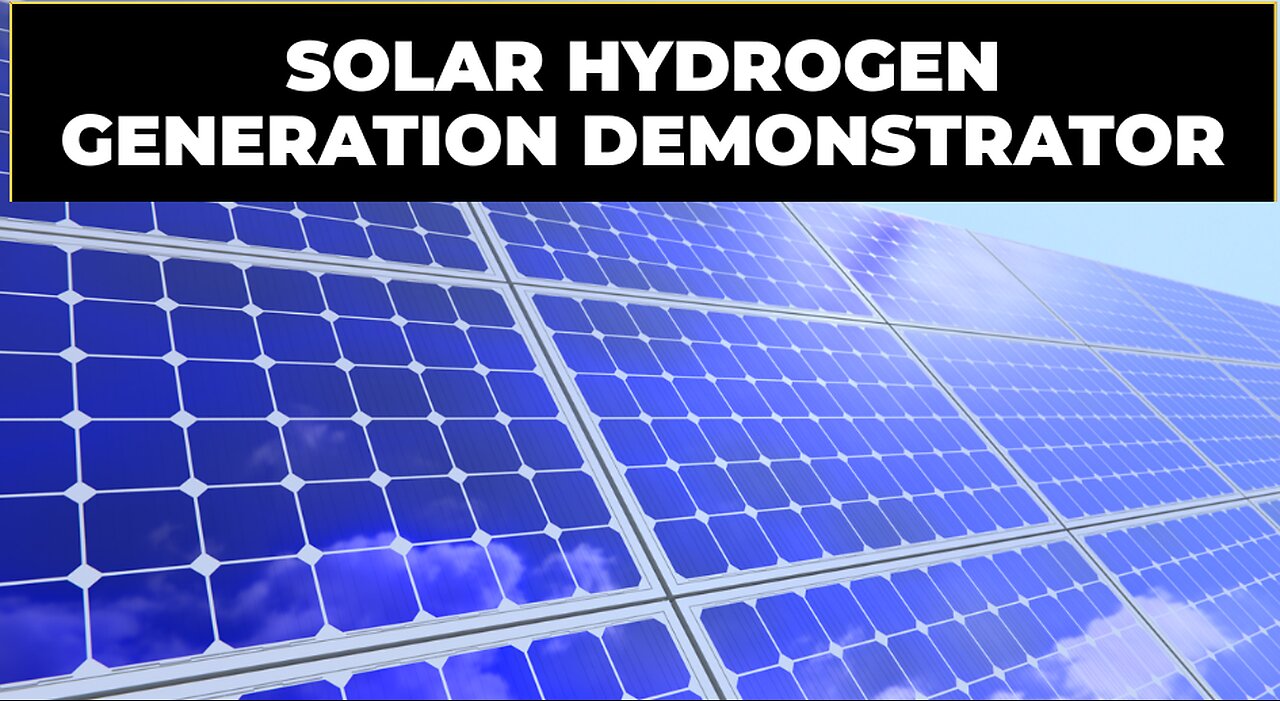 Solar hydrogen generation