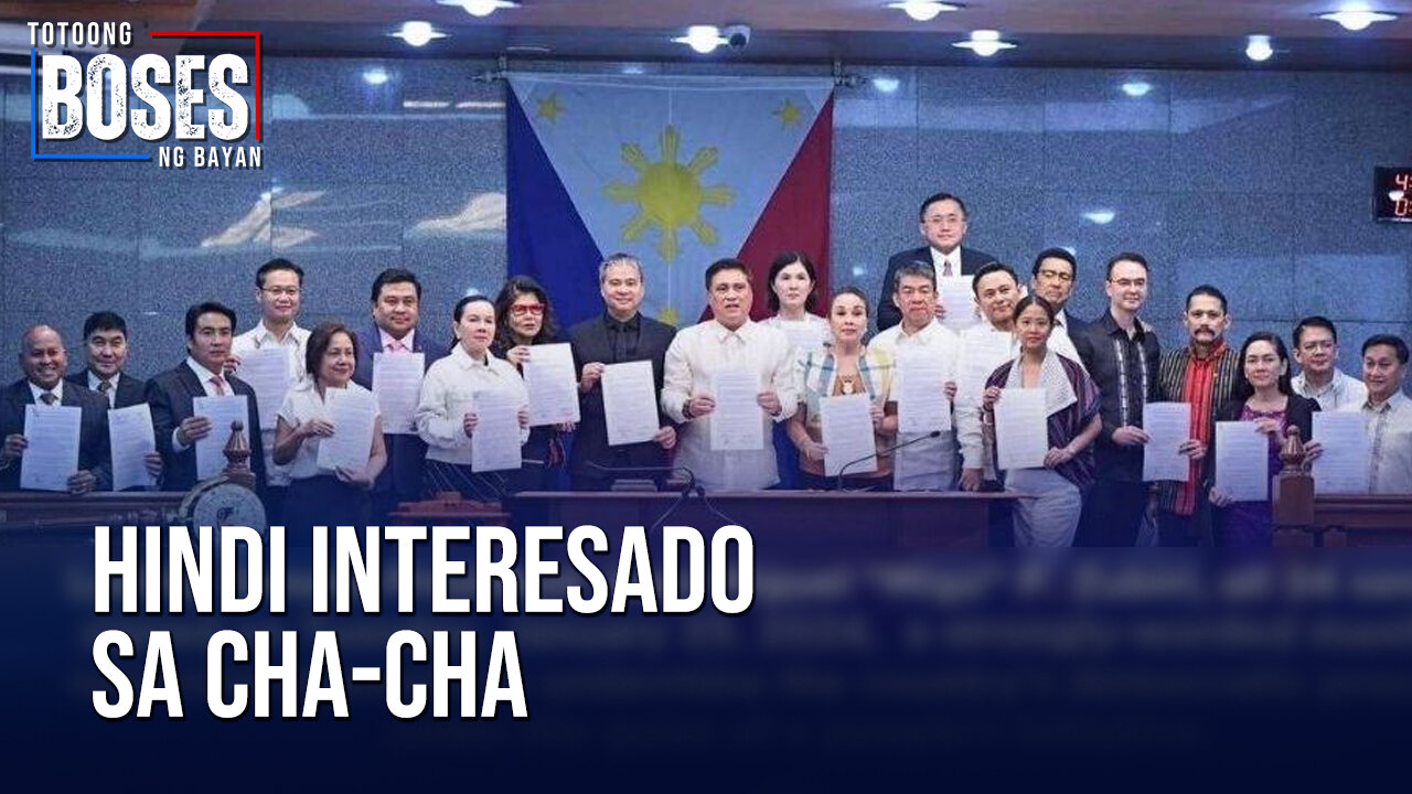 Mga Senador, 'di na interesado sa economic Cha-Cha −Sen. Villanueva