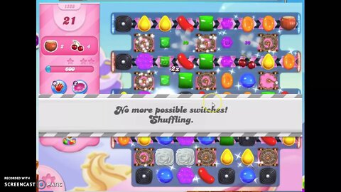 Candy Crush Level 1528 Audio Talkthrough, 3 Stars 0 Boosters