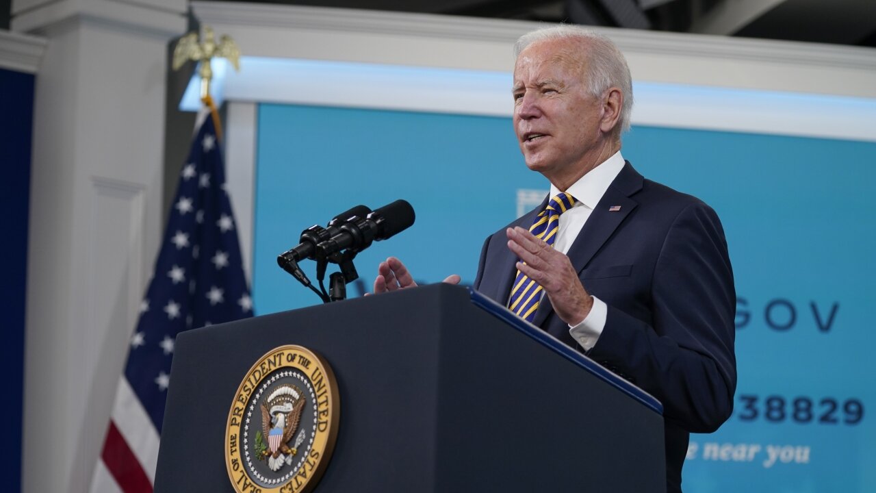 President Biden Touts Progress On COVID, Pushes Vaccinations