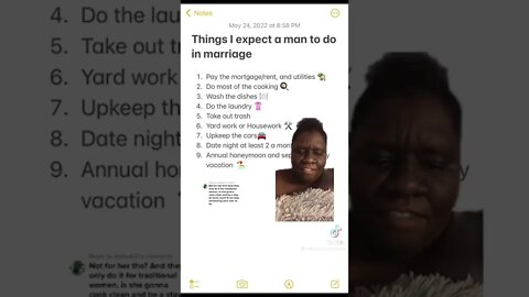 Tiktok Influencer Lists “Things I EXPECT A Man To Do In Marriage”🤦🏾‍♂️🤣 #tiktok