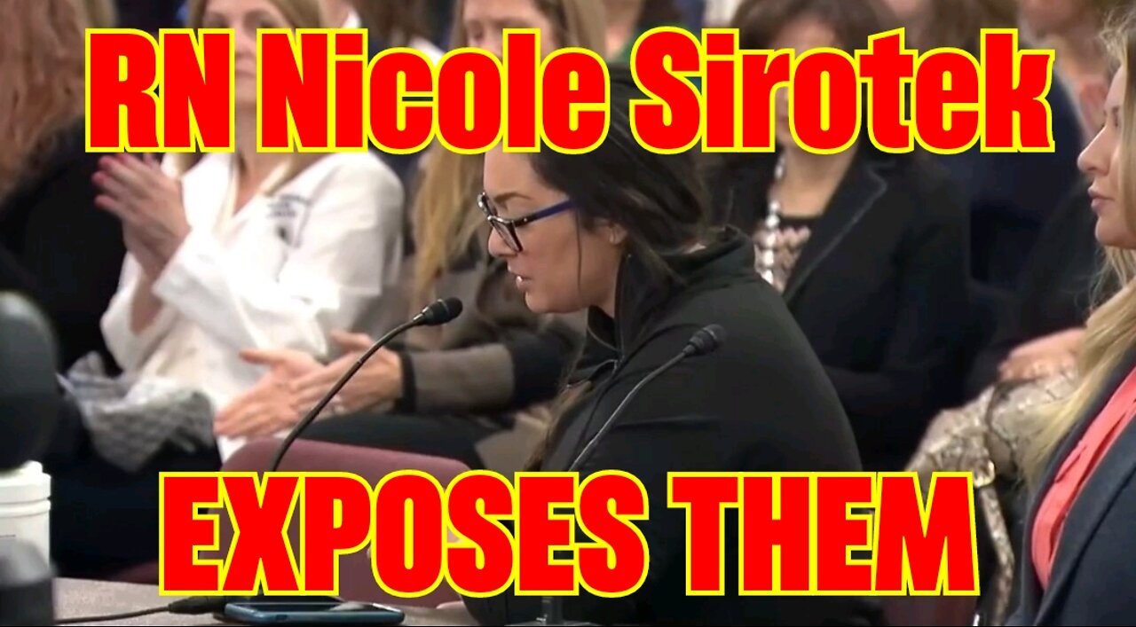 🚨RN Nicole Sirotek EXPOSES THEM🚨
