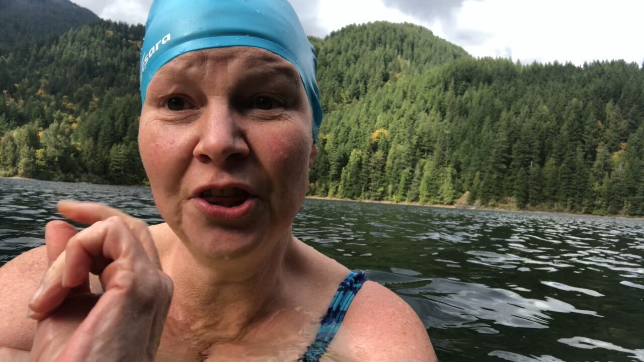 Lake of the woods fall swim