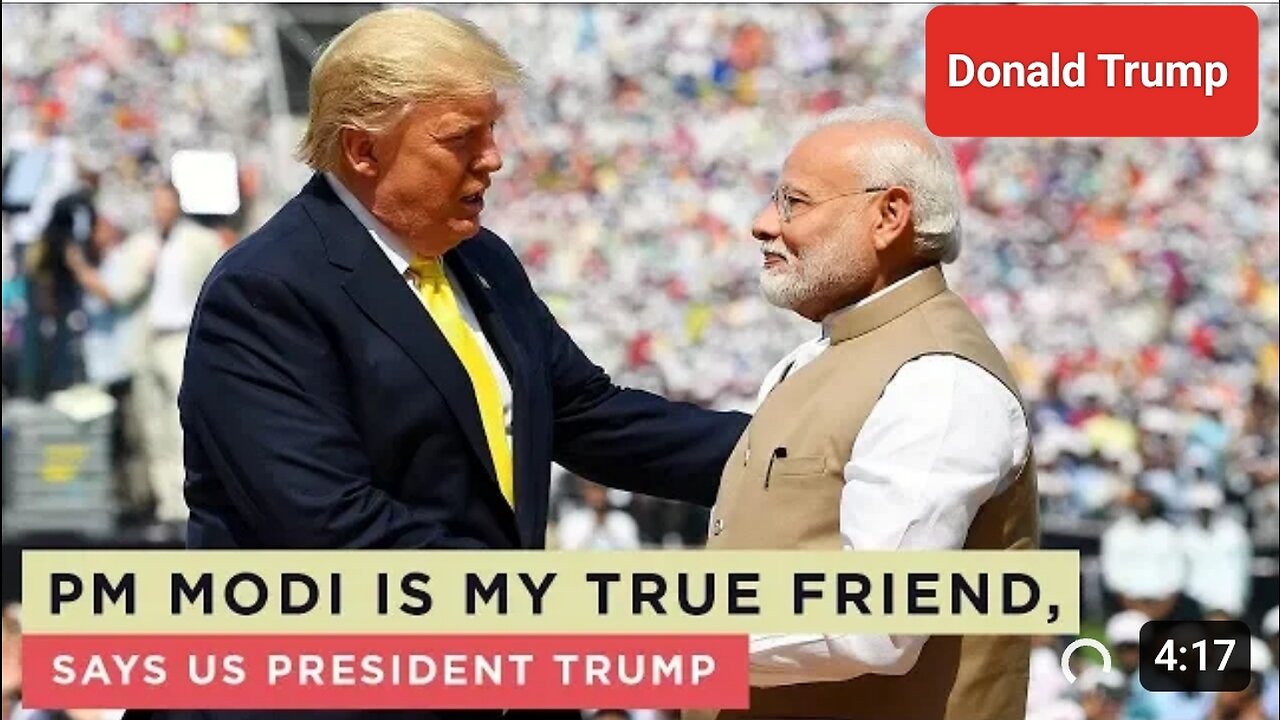 What US President Donald Trump said about PM Modi...Watch video my true'friend 2023