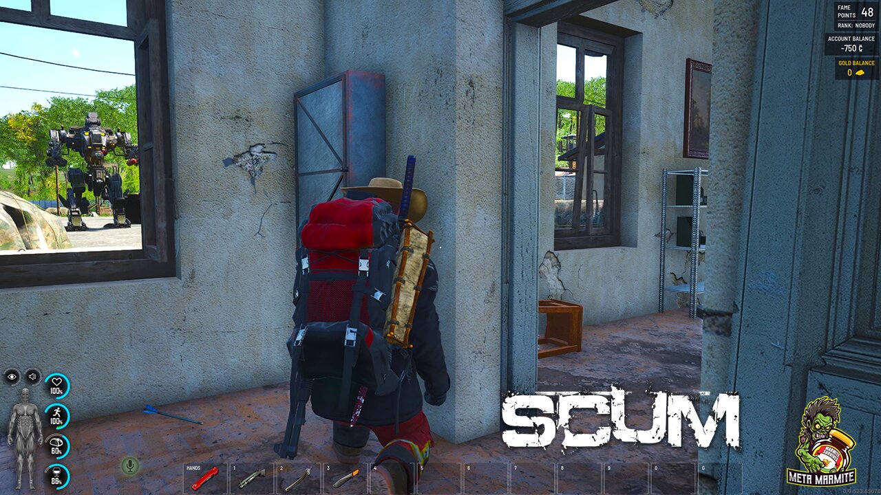 Hiding from Zombie Soldiers - Dodging Angry Robots - Going BOOM - Bloody SCUM