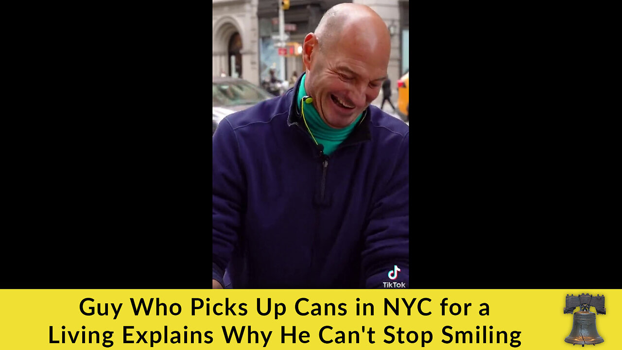 Guy Who Picks Up Cans in NYC for a Living Explains Why He Can't Stop Smiling