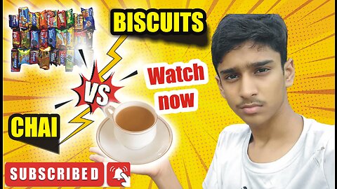 TEA VS BISCUITS EXPERIMENT.