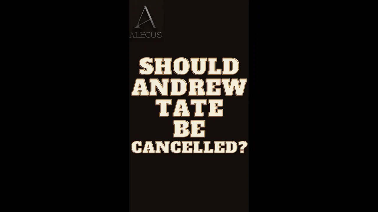 Should Andrew Tate Be CANCELLED? #shorts