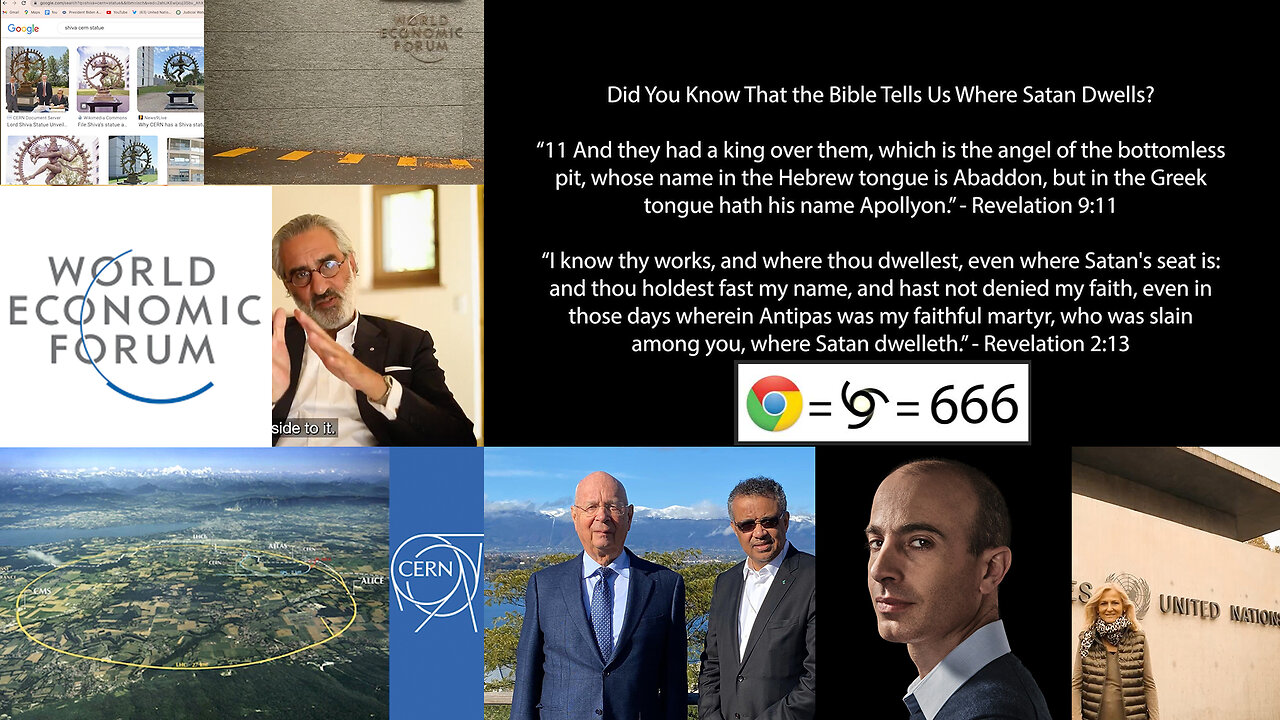 Geneva | Does the Bible Say Satan Dwells In Geneva, Switzerland? (READ: Revelation 9:11 & Rev 2:13) | Why Are CERN, the World Health Organization, the United Nations & the Google Quantum Computer All Located In Geneva?