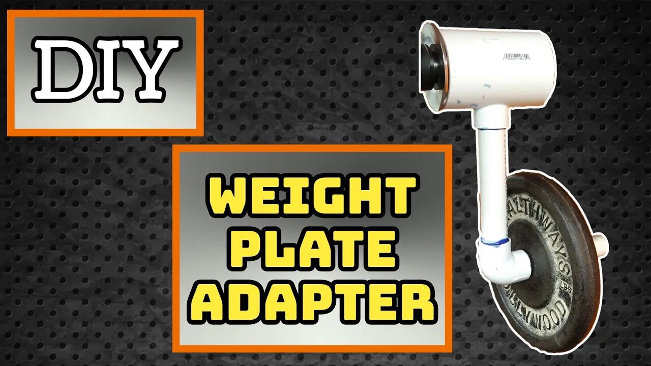 DIY Build Weight Plate Adapter (1 inch plates for fitting 2 inch bar)