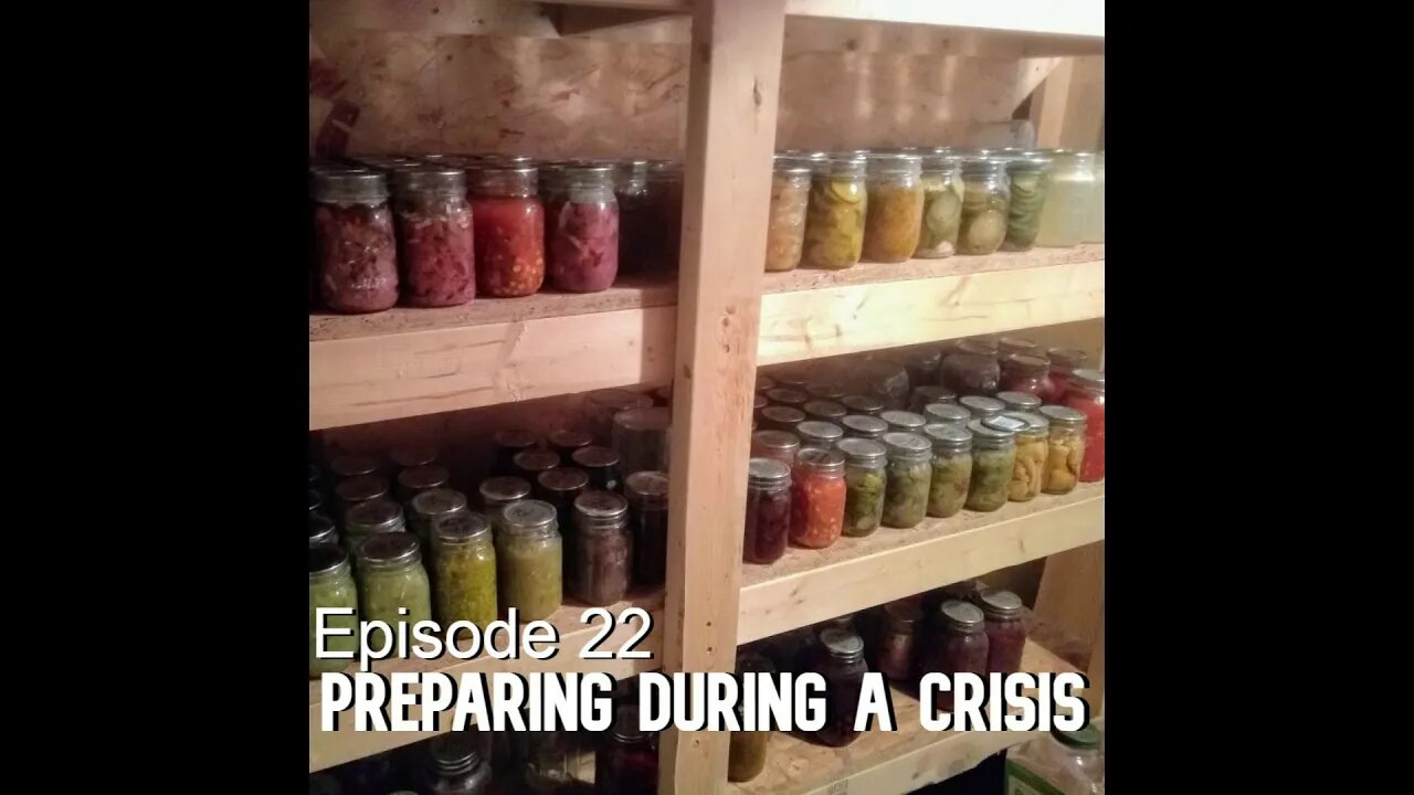 S1E22 Preparing DURING A Crisis Homestead Preparedness Pt. 2