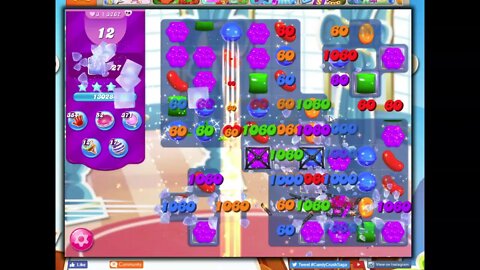 Candy Crush Level 3267 Talkthrough, 30 Moves 0 Boosters