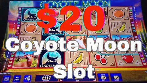 Playing $20 on Coyote Moon Slot at Silverton Casino - Las Vegas