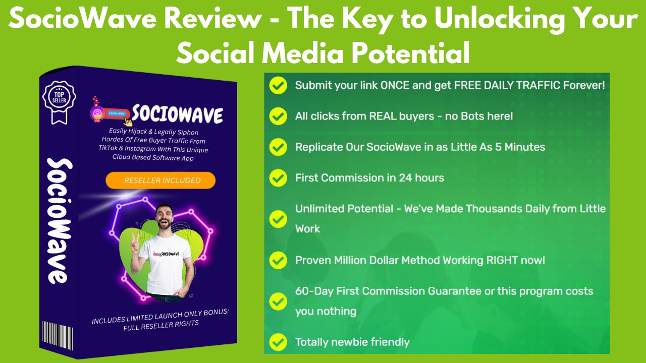 SocioWave Review – The Key to Unlocking Your Social Media Potential