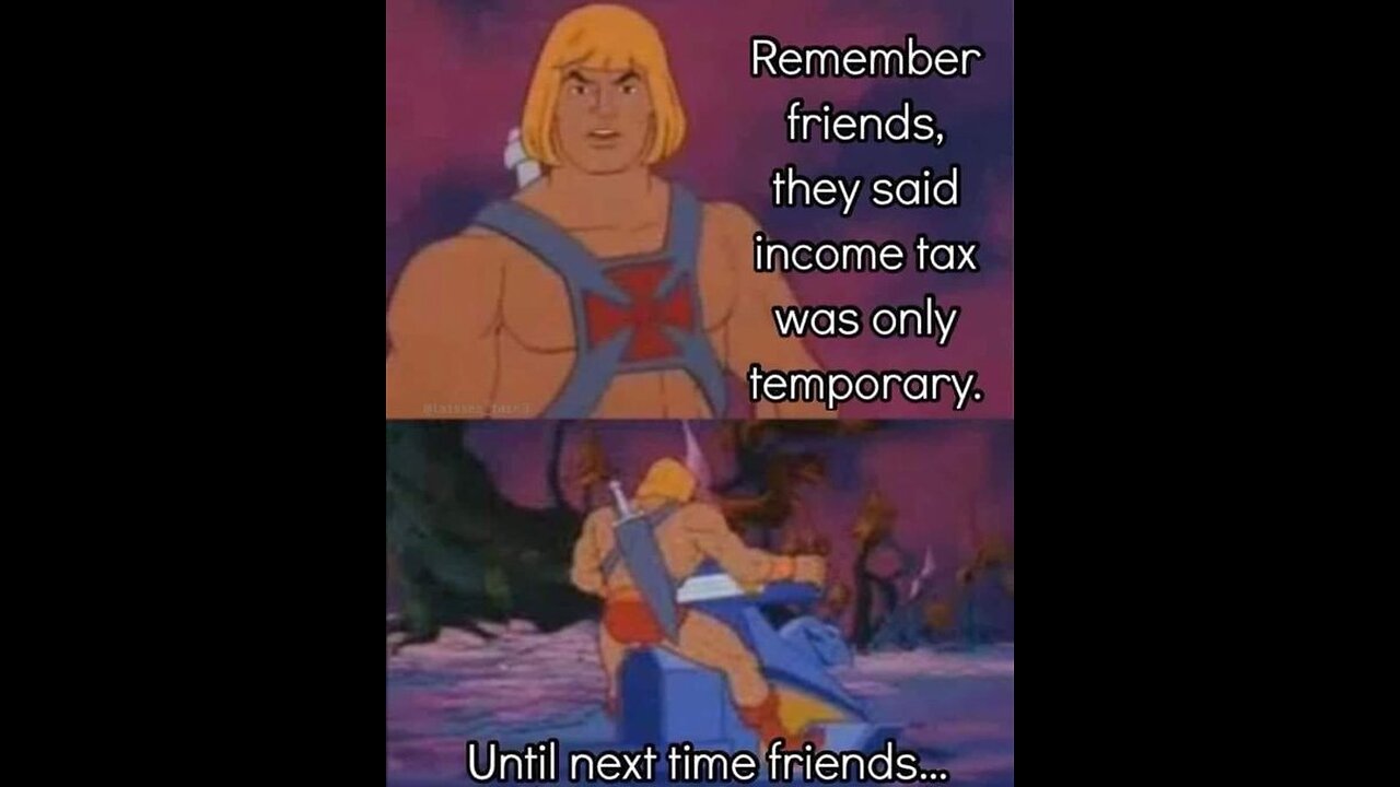 Taxes... oh really