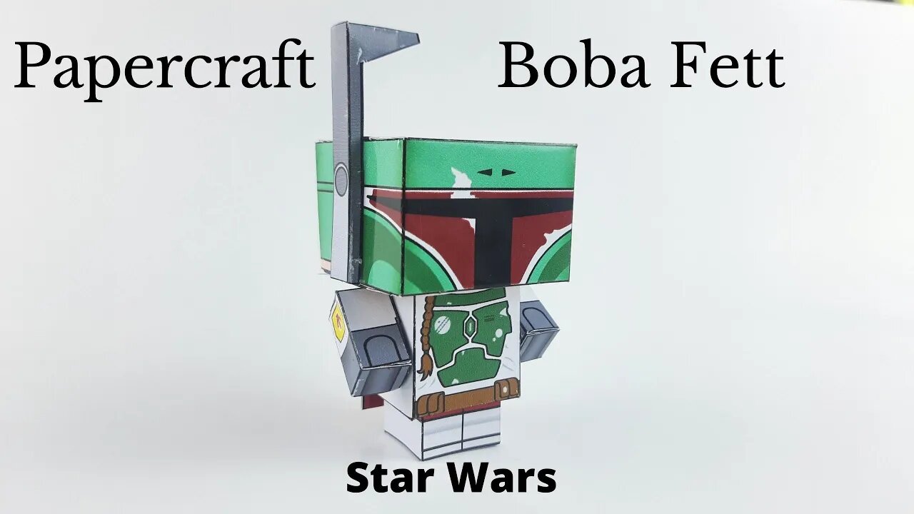 Origami Boba Fett (Star Wars) - DIY Easy Paper Crafts