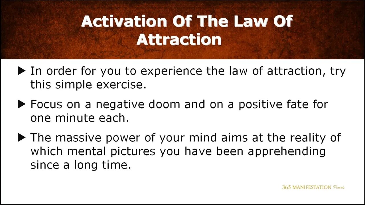 2 0 Visualization Of Your Goals 365 Manifestation Power