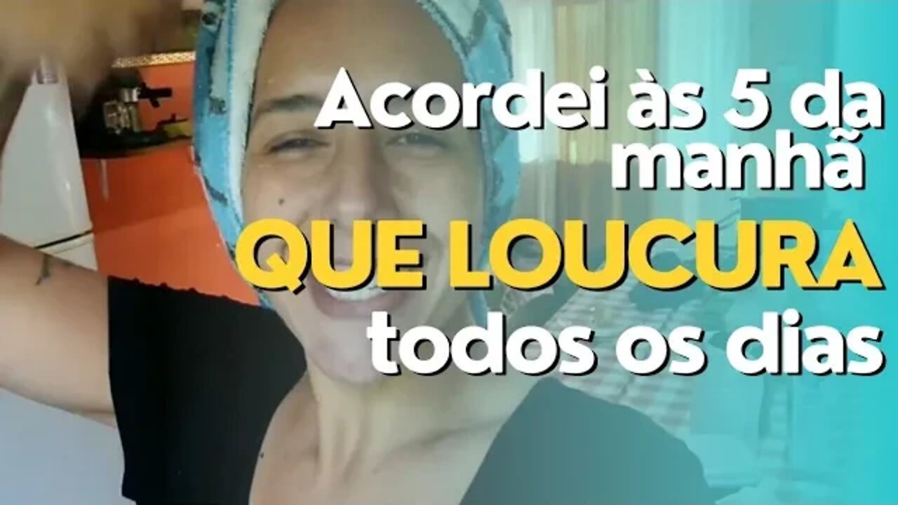 Nossa vida é uma correria- Comecei grava as 5 da manhã 😱