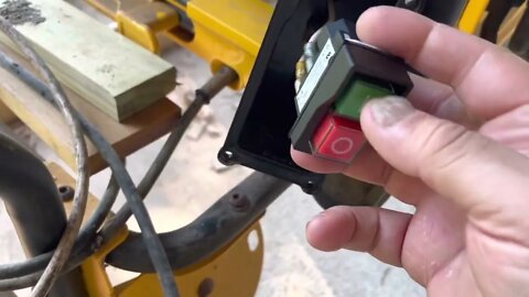 new switch on my DeWalt table saw