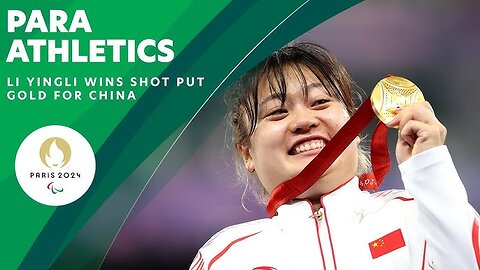 Li Yingli Wins Gold Despite Foul In Women s Shot Put F37 Paralympic Games