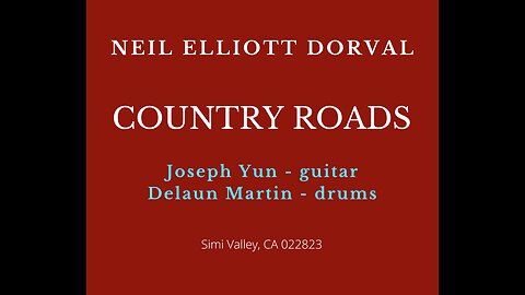 Neil Elliott Dorval with Jospeh Yun (guitar) & Delaun Martin Drums live Simi Valley 022823