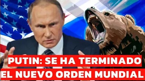 Putin ataca a Biden y acaba con el Nuevo Orden Mundial