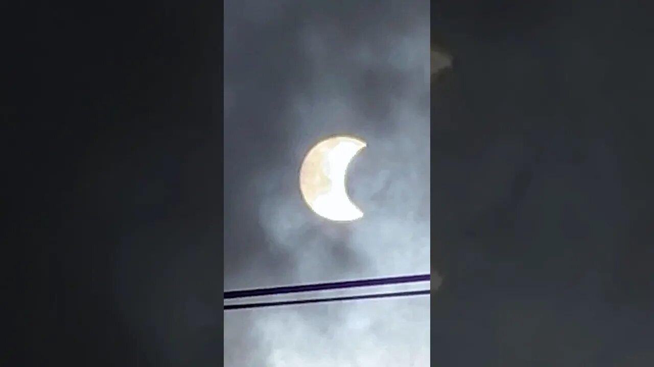 Eclipse solar em Londrina, norte do Paraná #Shorts