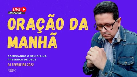 ORAÇÃO DA MANHÃ AO VIVO. VAMOS BUSCAR AO SENHOR? 🙏🏼