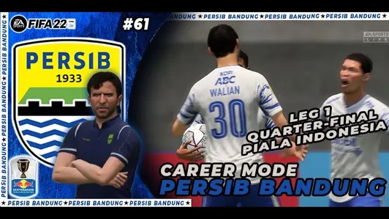 FIFA 22 CAREER MODE PERSIB | PERSIB BANDUNG MENANG BESAR DIKANDANG PSS SLEMAN #61