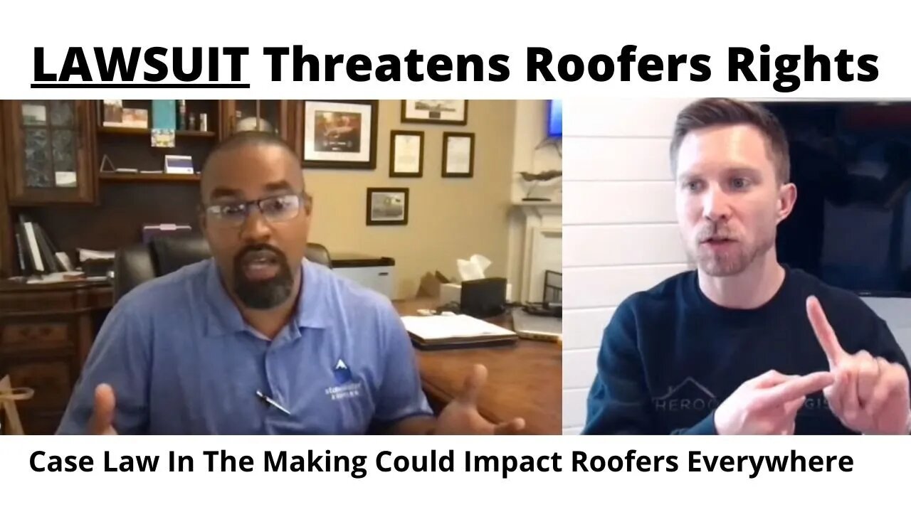 LAWSUIT ALERT: New Case Threatens Freedom of Speech For Roofers Nationwide [Interview w/ Jacob Law]