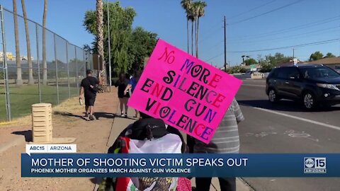 "I never thought it could be my family": Mom organizes march against gun violence