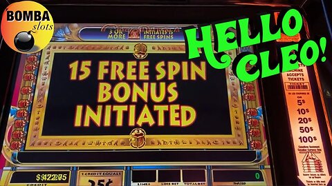 CLEOPATRA RETURNS! #casino #lasvegas #slotmachine
