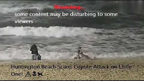 Huntington Beach Scare: Coyote Attack on Little One! ⚠️👧🐕