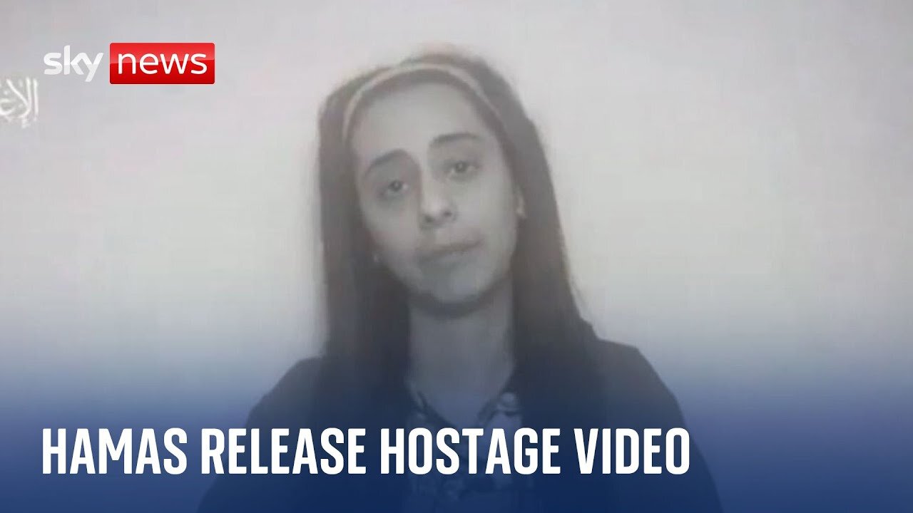 Cousin of Israeli hostage killed speaks to Sky as Hamas release hostage video