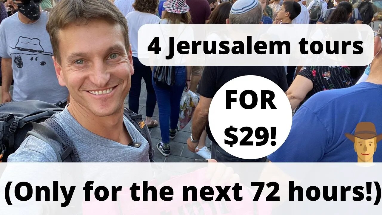 4 Jerusalem Tours For $29! (ONLY for the Next 72 Hours!)