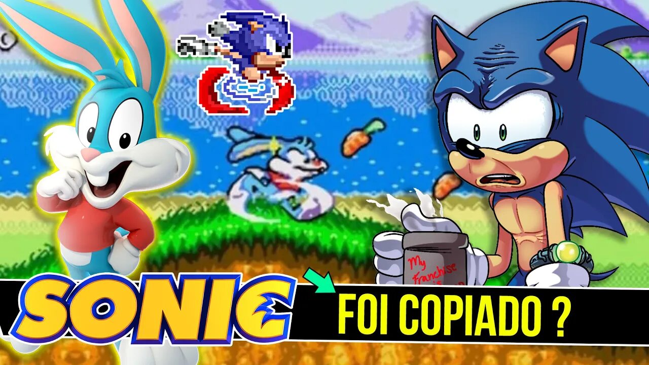 O JOGO que COPIOU o SONIC | Tiny Toons Adventure #shorts