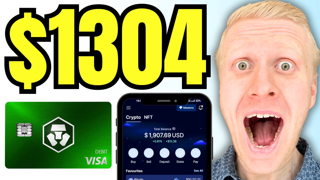 I EARNED $1,304 using CRYPTO.COM VISA CARD ($50 Crypto.com Referral Code)