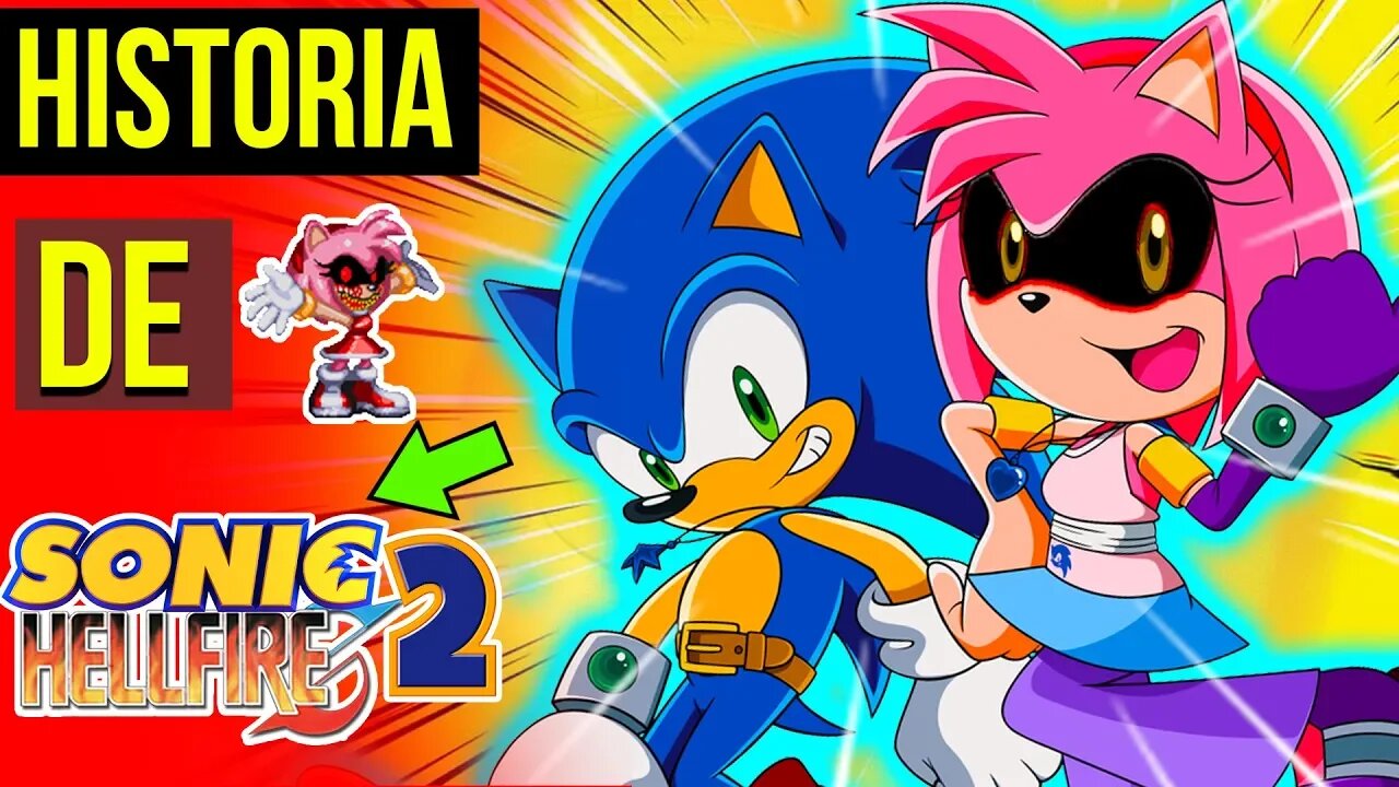 SONIC foi SALVO pela AMY EXE DEMONIO 😈| SONIC HELLFIRE SAGA