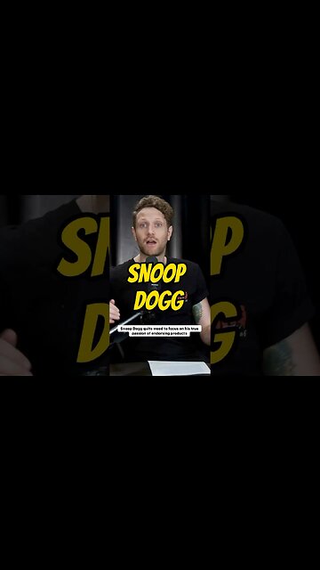 Snoop dogg quits weed to focus on endorsing every product ever