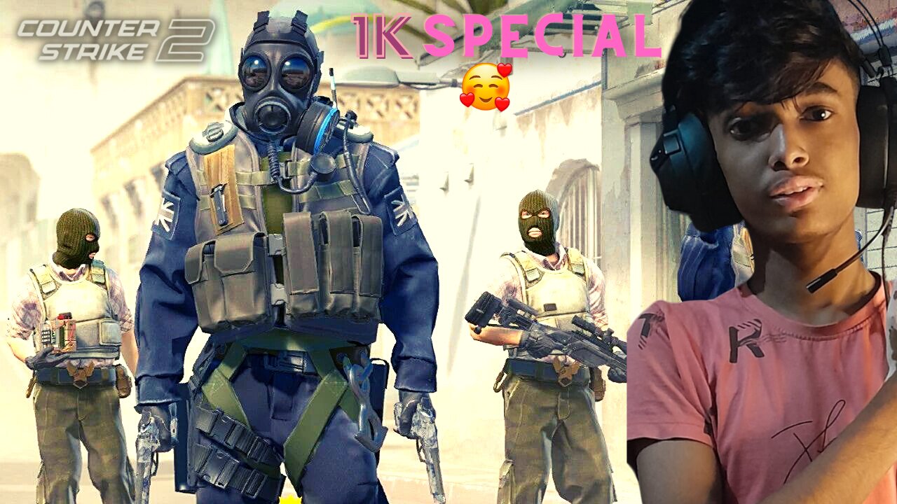 1k Special 😘 COUNTER STRIKE 2 Noob😒 Gameplay Live | Bs Gaming Live