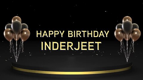 Wish you a very Happy Birthday Inderjeet