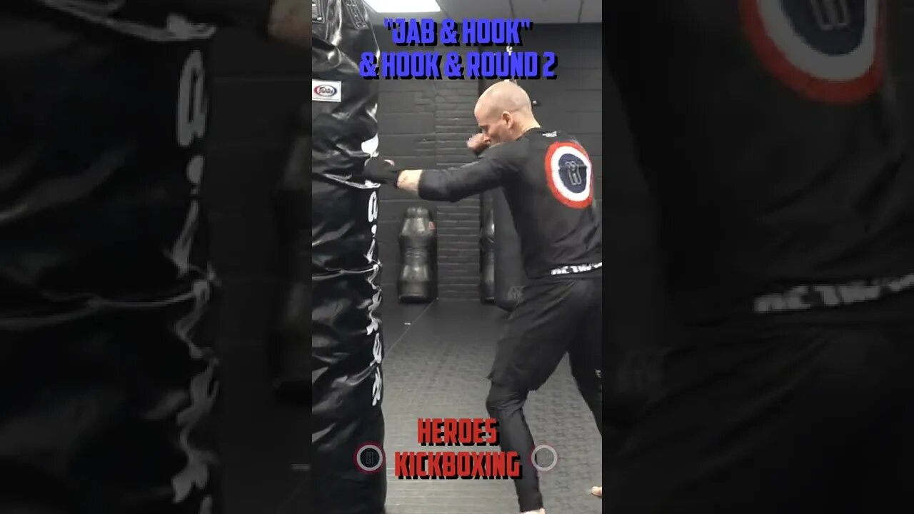 Heroes Training Center | Kickboxing & MMA "How To Throw A Jab & Hook & Hook & Round 2" | #Shorts