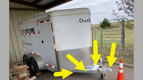 Locating The VIN Number On A Circle J Outback Horse Trailer