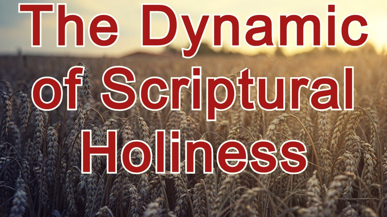 The Dynamic of Scriptural Holiness Rev John Woodward Holy Ghost Anointed Camp Meeting Revival Sermon