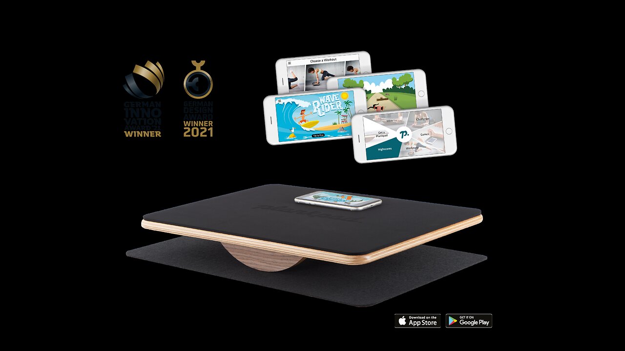 Plankpad PRO - Plank & Balance Board, Get fit while Playing Games & Workouts on iOSAndroid App...