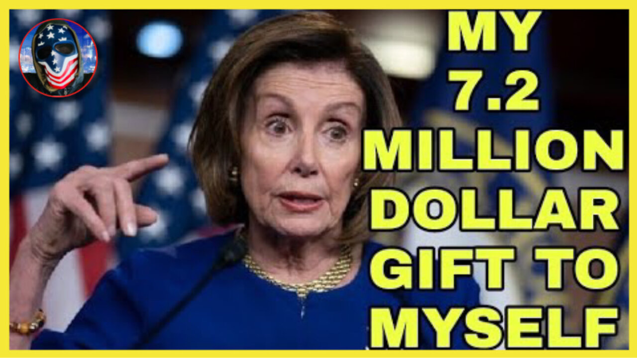 Nancy Piglosi BUSTED Creating a SLUSH FUND For Herself!