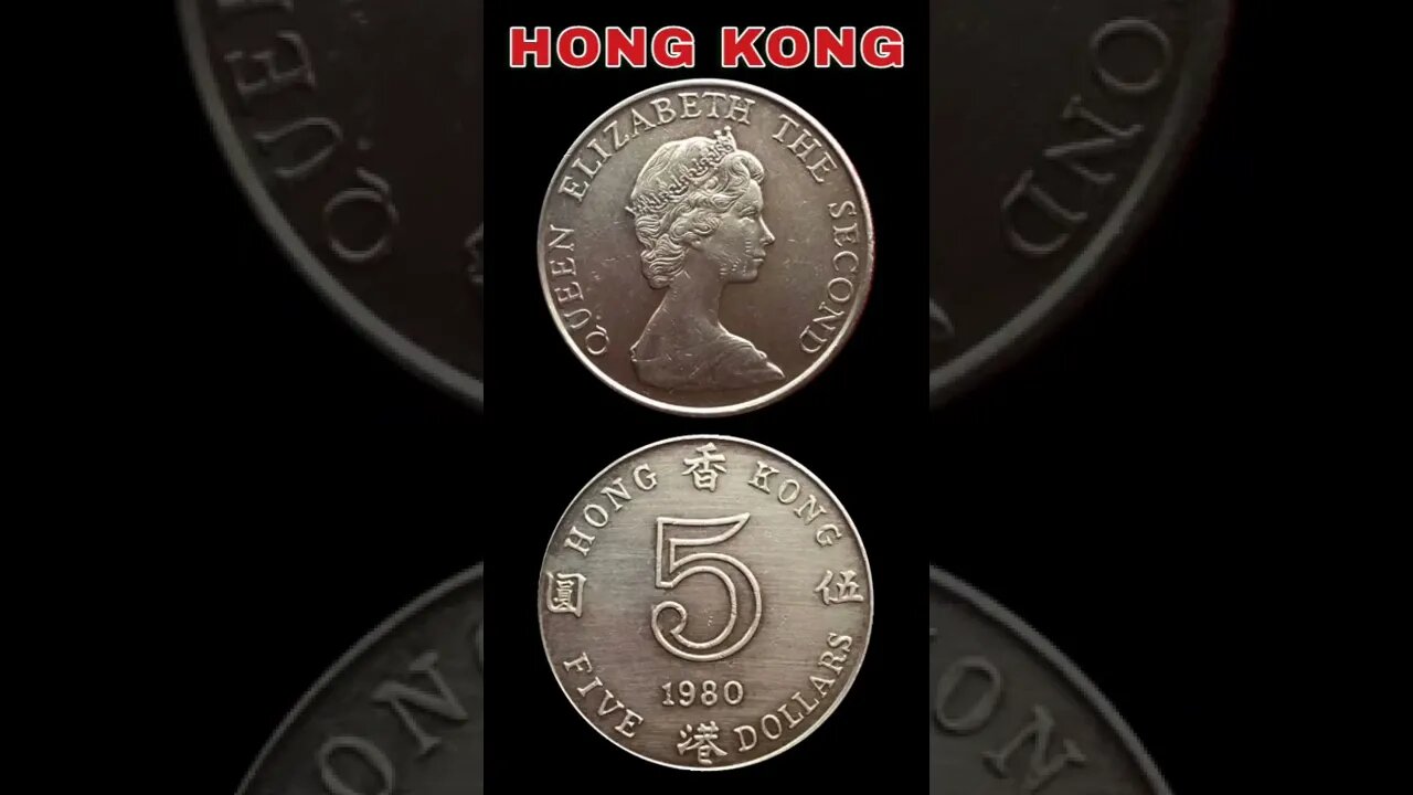 Hong Kong 5 Dollars 1980.#shorts #coinnotesz